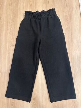 The Group Babaton Powell Black High Rise Crop Thick Fleece Pant